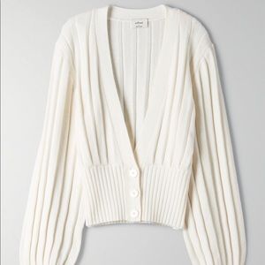 Wilfred Plunge Front Cardigan